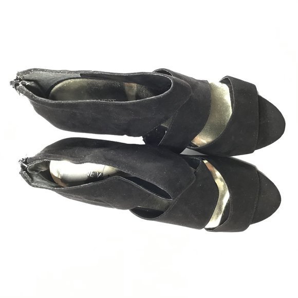 Nine West Open Toe Bootie Black Size 9 - Picture 9 of 13